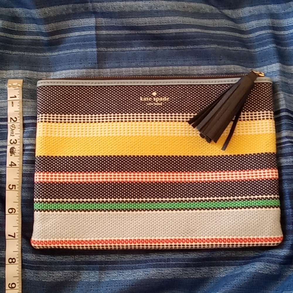 Kate Spade Colorful Striped Wristlet - Picture 2 of 10